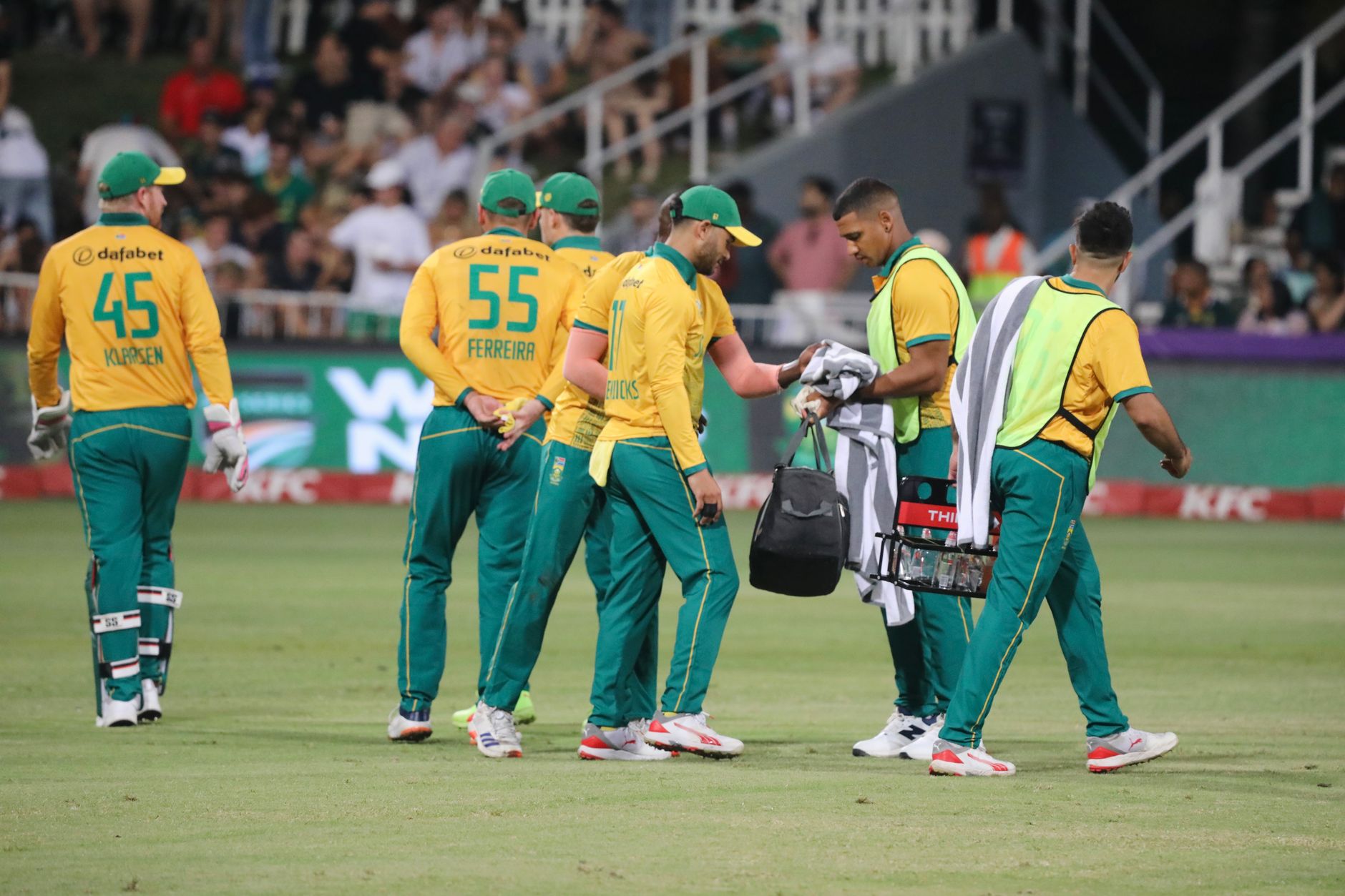 South Africa cricket rain